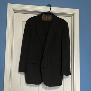 Vintage Magna custom men’s gray suit full suit office professional career